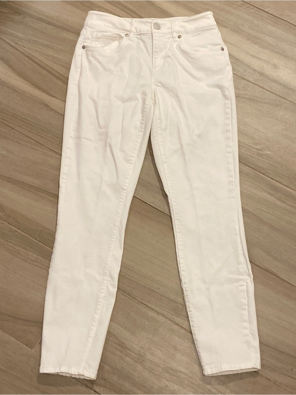 LOFT White Skinny Jeans - Slim Stretch Fit
